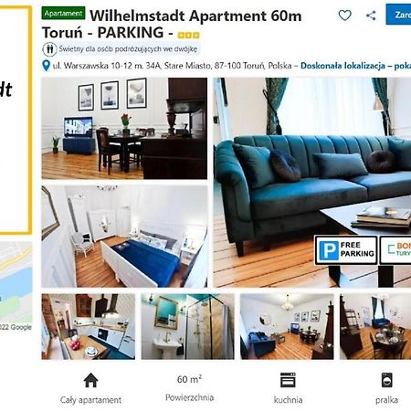 Wilhelmstadt Apartment 90M - Parking Torun Luaran gambar