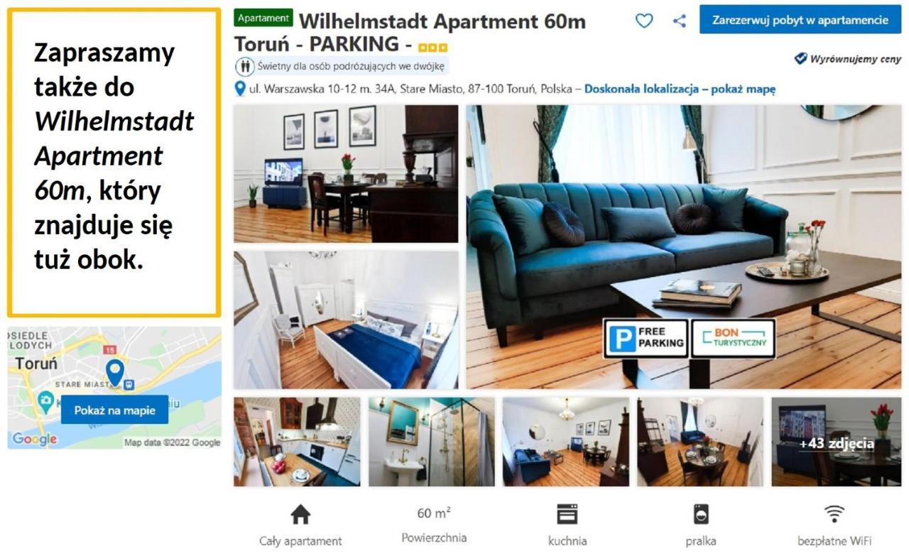 Wilhelmstadt Apartment 90M - Parking Torun Luaran gambar